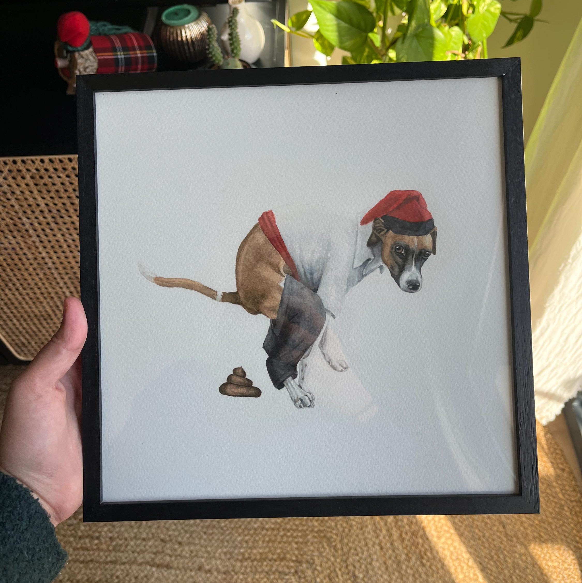 Perro Caganer Catalan Fine Art Print