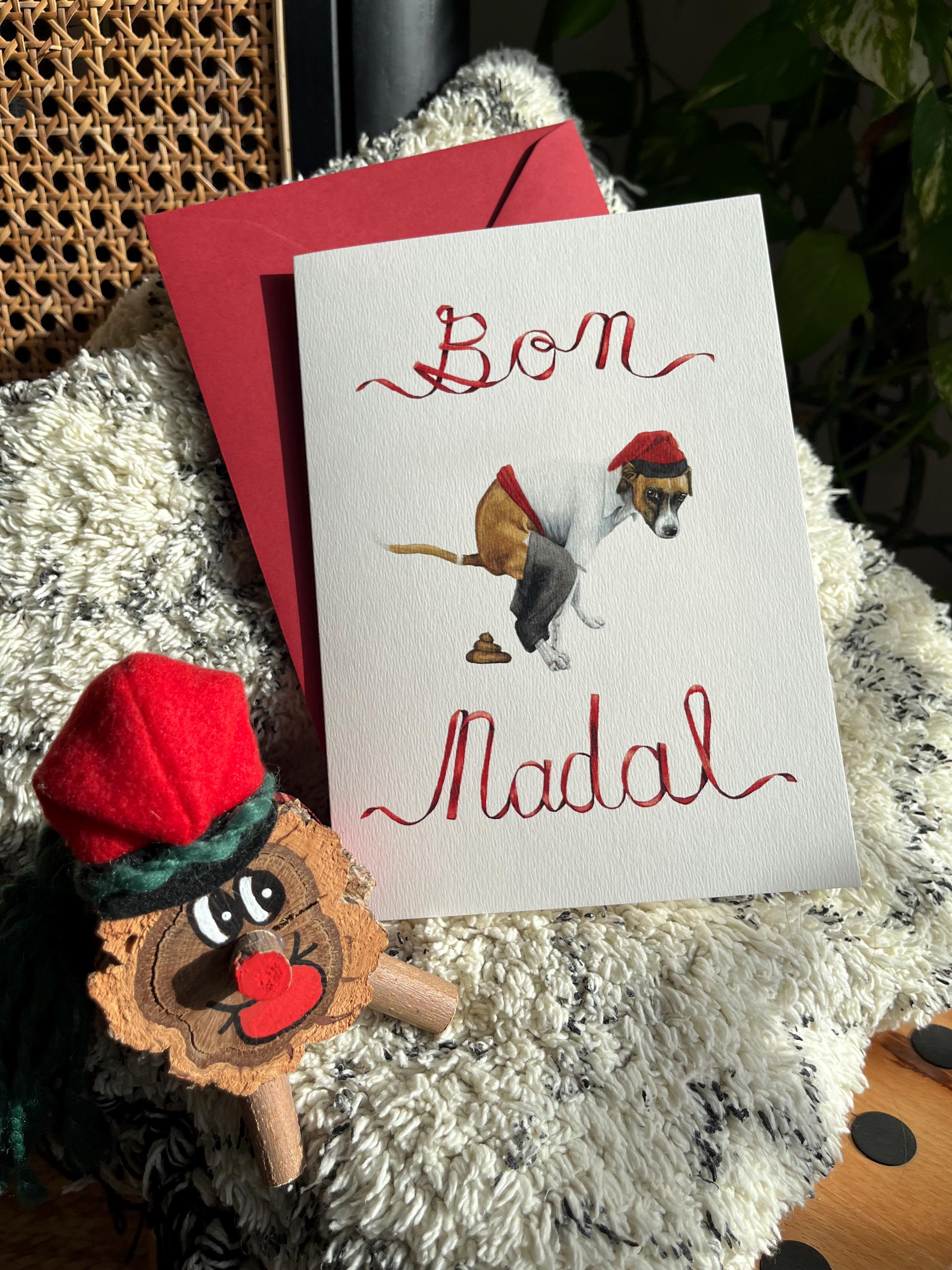Cloe Catalan Caganer Christmas Card