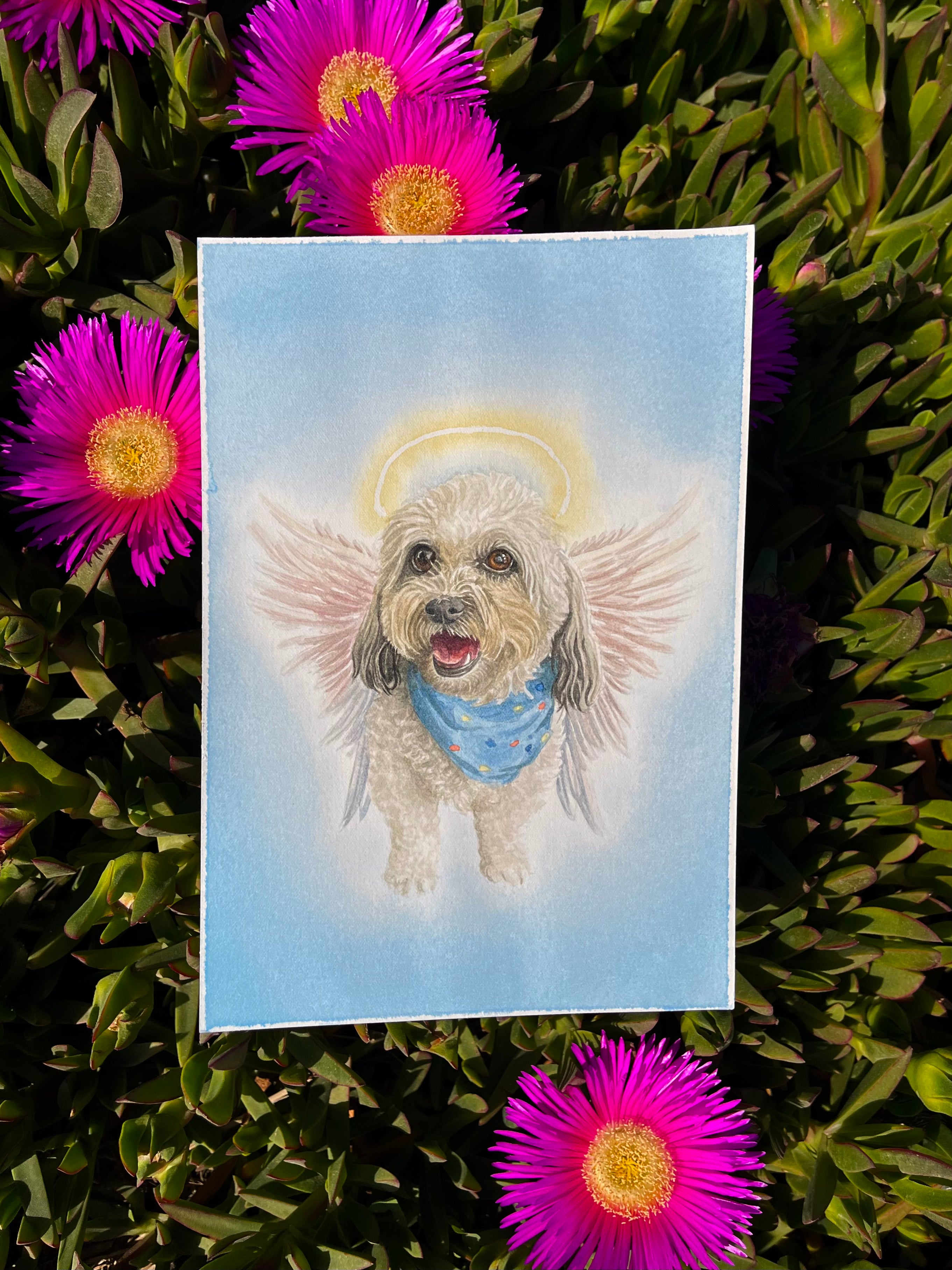 Angel Custom Pet Portrait