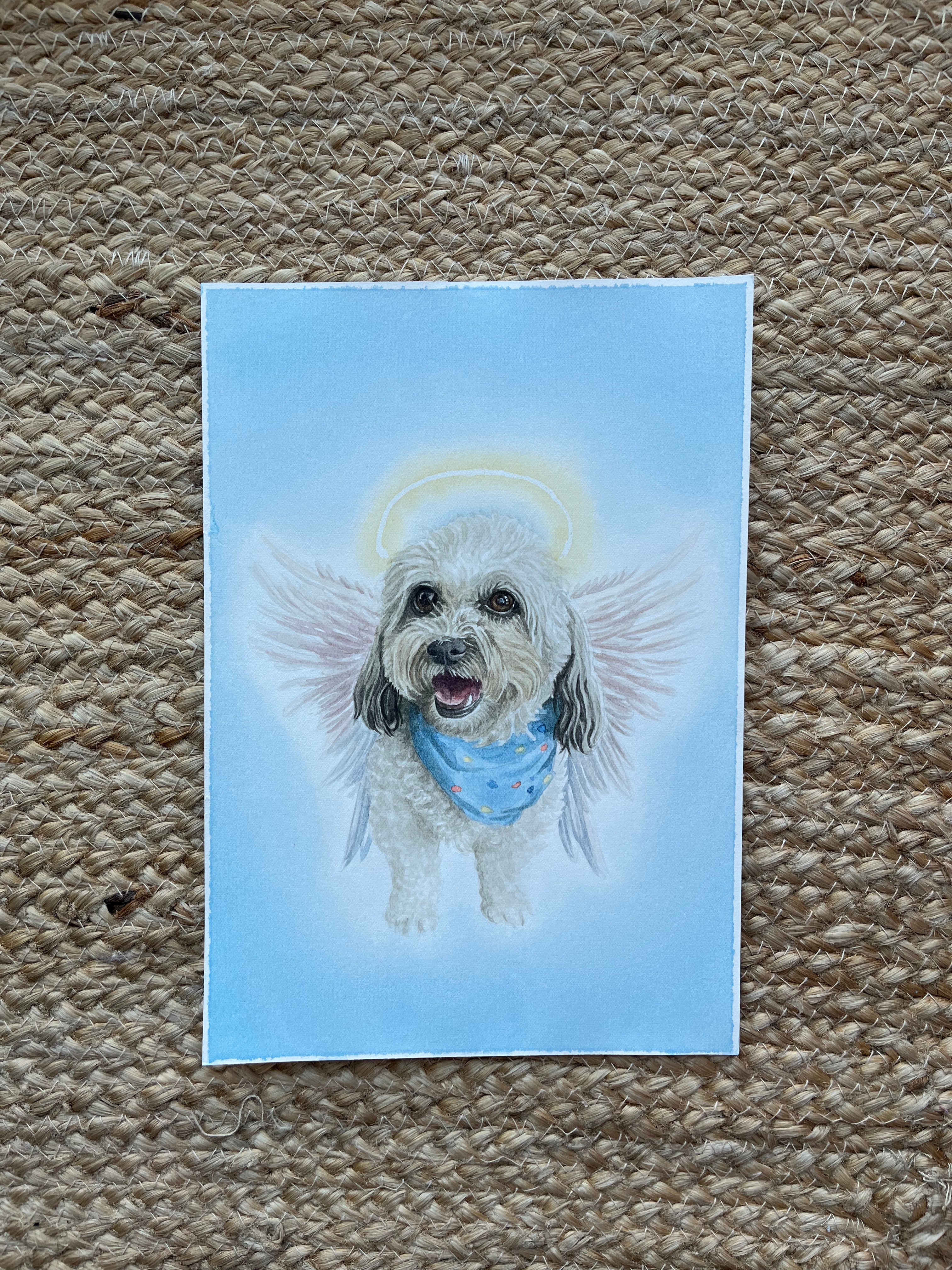 Angel Custom Pet Portrait