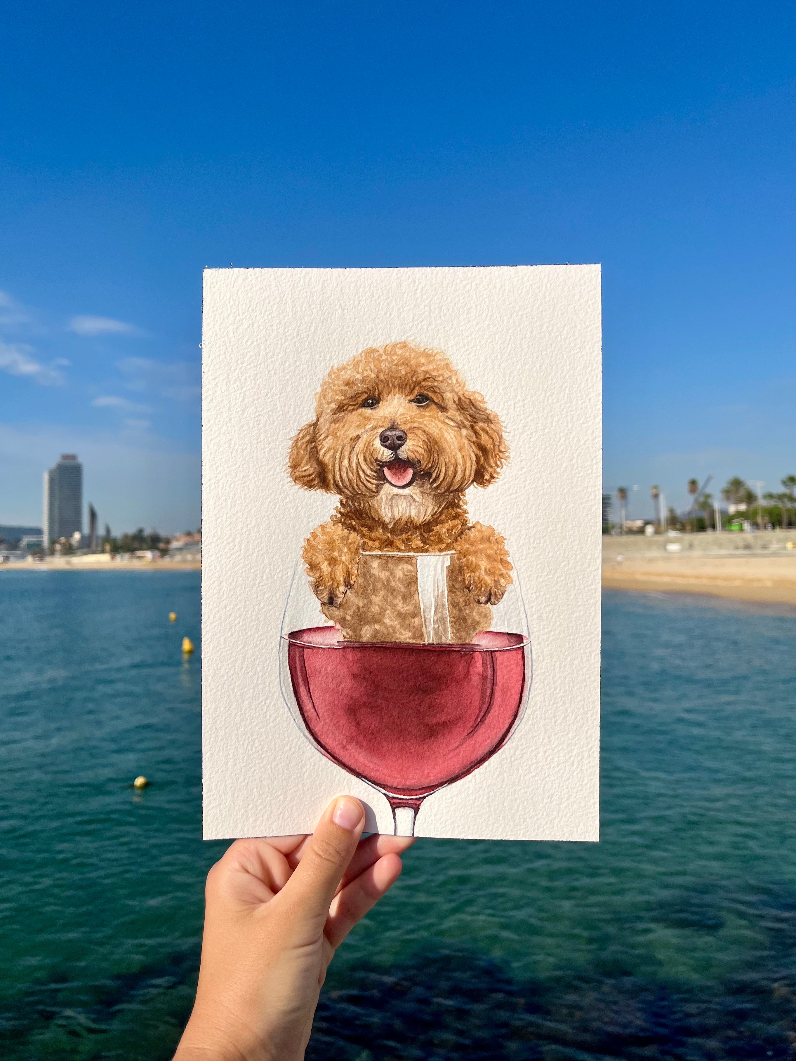 Drink Custom Pet Portrait