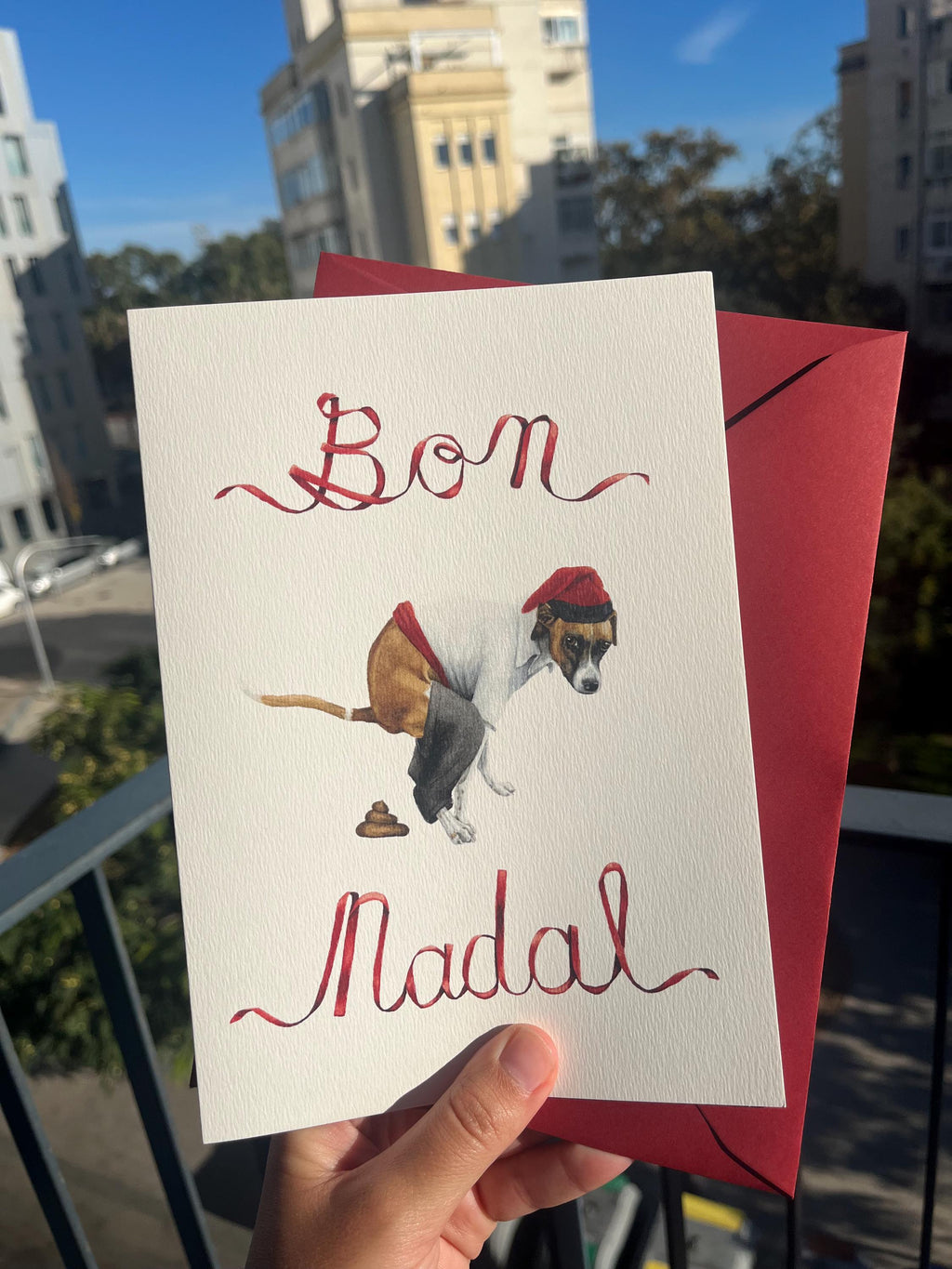 Cloe Catalan Caganer Christmas Card