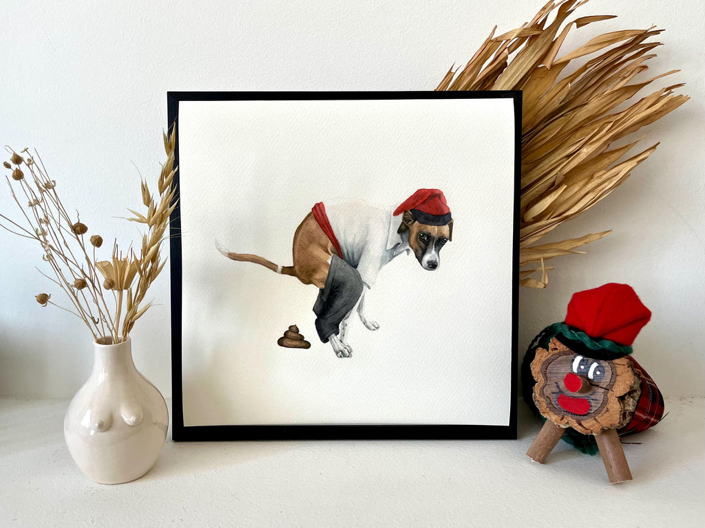 Catalan Caganer Custom Pet Portrait