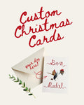 Custom Pet Catalan Caganer Christmas Card Set